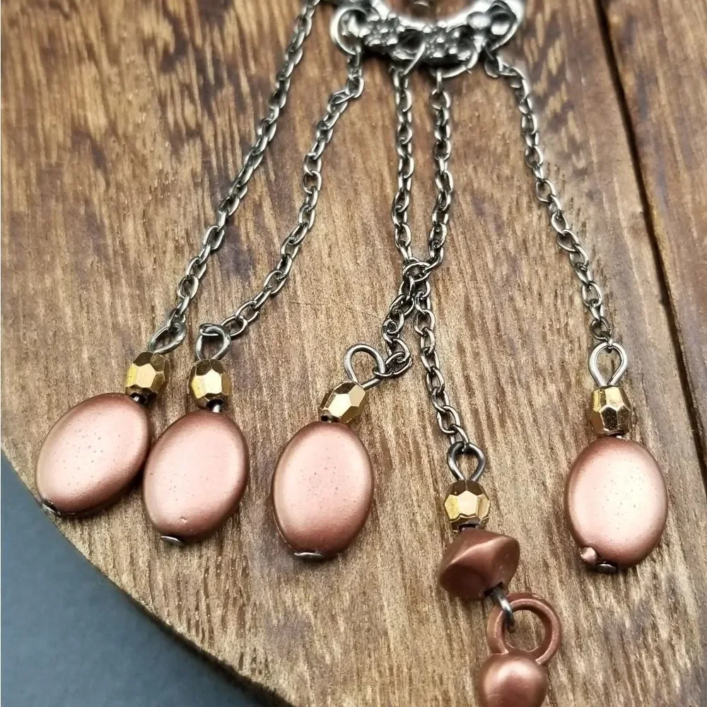 Gypsy chain tassel drop earrings E0336